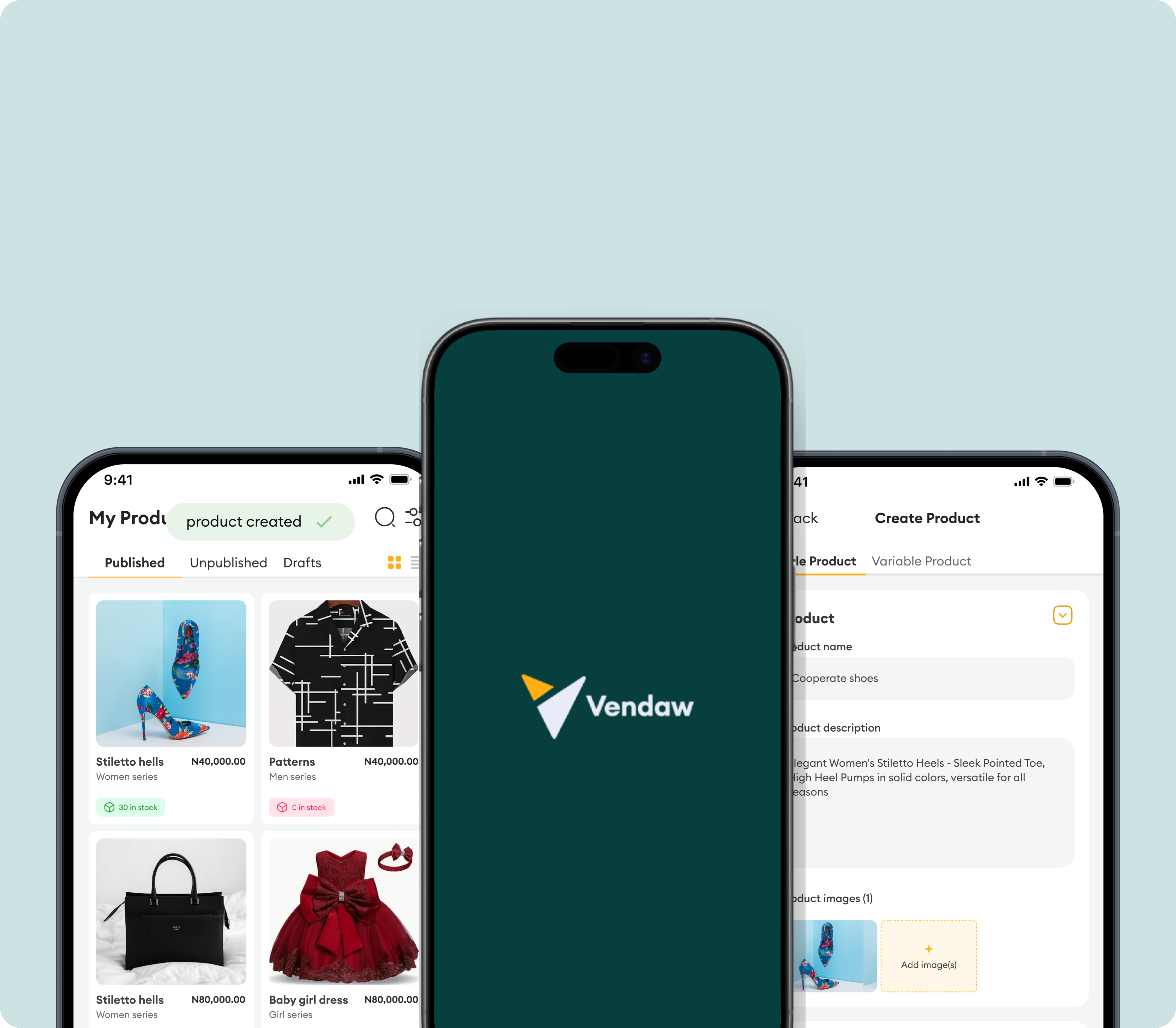 Vendaw: Product Upload Experience
